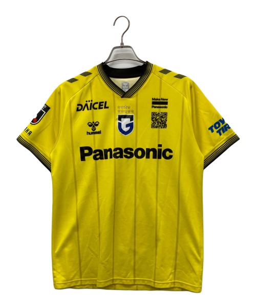 hummel（ヒュンメル）hummel (ヒュンメル) ゲームシャツ イエロー サイズ:M－Lの古着・服飾アイテム