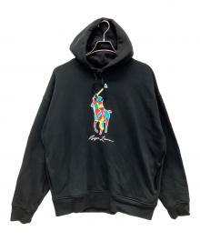 POLO RALPH LAUREN（ポロ・ラルフローレン）の古着「プルオーバーパーカー」｜ブラック