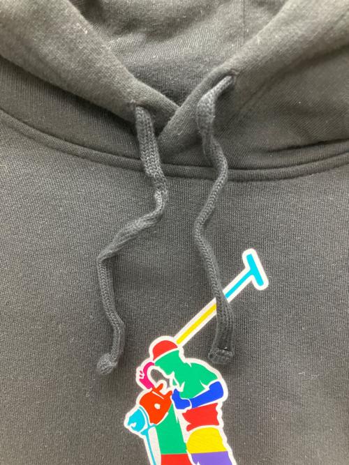POLO RALPH LAUREN（ポロ・ラルフローレン）POLO RALPH LAUREN (ポロ・ラルフローレン) プルオーバーパーカー ブラック サイズ:Lの古着・服飾アイテム