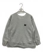 Champion REVERSE WEAVE×Needles×BEAMS BOYチャンピオン リバース ウィーブ×ニードルズ×ビームスボーイ）の古着「裏起毛スウェット」｜ライトグレー