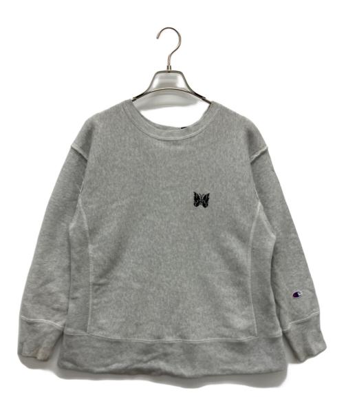Champion REVERSE WEAVE（チャンピオン リバース ウィーブ）Champion REVERSE WEAVE (チャンピオン リバース ウィーブ) Needles (ニードルズ) BEAMS BOY (ビームスボーイ) 裏起毛スウェット ライトグレー サイズ:X-SMALLの古着・服飾アイテム