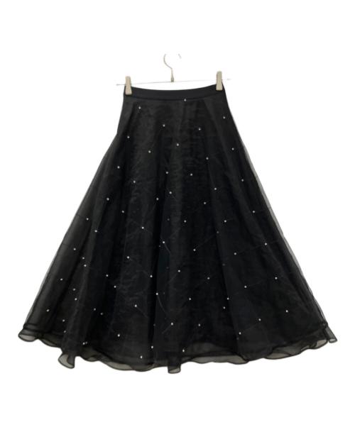 CELFORD（セルフォード）CELFORD (セルフォード) バリエチュールフレアスカート ブラック サイズ:SIZE 36の古着・服飾アイテム