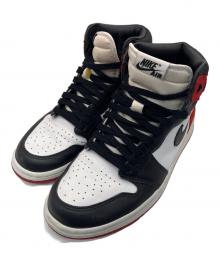 NIKE（ナイキ）の古着「Women's Air Jordan 1 Retro High "Satin Black Toe"」｜レッド×ブラック×ホワイト