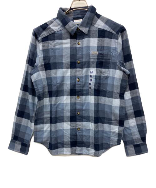 Columbia（コロンビア）Columbia (コロンビア) コーネルウッズフランネルロングスリーブシャツ ブルー サイズ:M 未使用品の古着・服飾アイテム