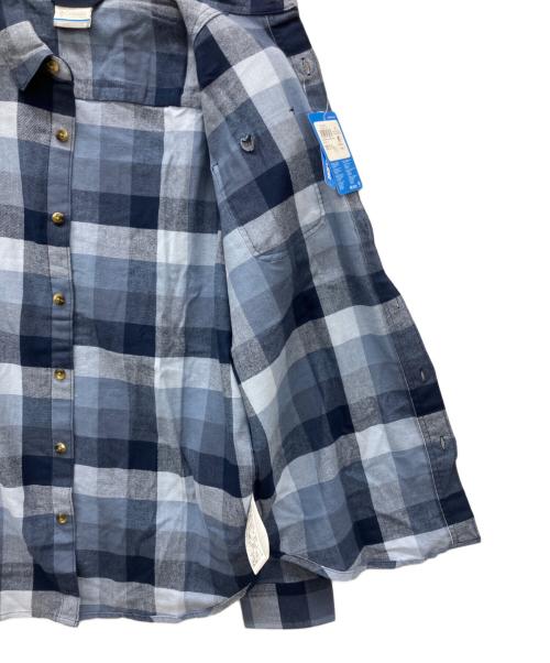 Columbia（コロンビア）Columbia (コロンビア) コーネルウッズフランネルロングスリーブシャツ ブルー サイズ:M 未使用品の古着・服飾アイテム
