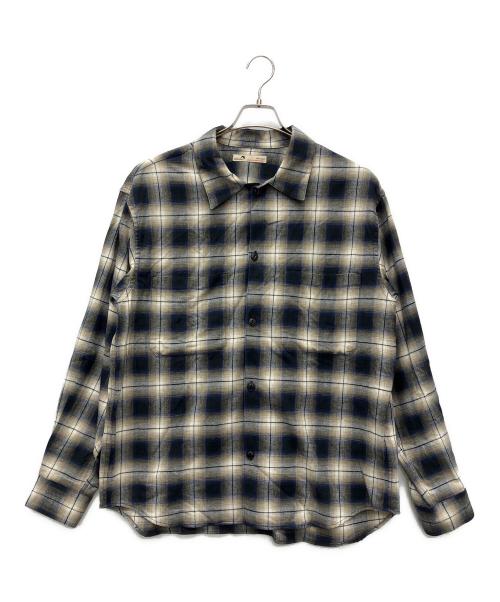 URBAN RESEARCH（アーバンリサーチ）URBAN RESEARCH (アーバンリサーチ) SIDOGRAS PLAID SHIRTS ブルー サイズ:size Mの古着・服飾アイテム