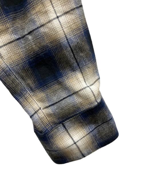 URBAN RESEARCH（アーバンリサーチ）URBAN RESEARCH (アーバンリサーチ) SIDOGRAS PLAID SHIRTS ブルー サイズ:size Mの古着・服飾アイテム