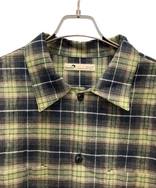 URBAN RESEARCH（アーバンリサーチ）URBAN RESEARCH (アーバンリサーチ) SIDOGRAS PLAID SHIRTS グリーン サイズ:size Mの古着・服飾アイテム