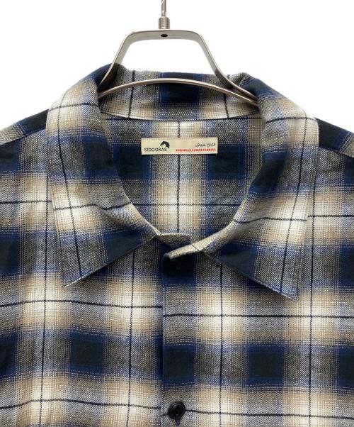 URBAN RESEARCH（アーバンリサーチ）URBAN RESEARCH (アーバンリサーチ) SIDOGRAS PLAID SHIRTS ブルー サイズ:size Lの古着・服飾アイテム