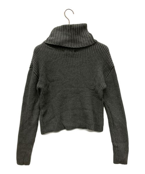 LAUREN RALPH LAUREN（ローレン ラルフ ローレン）LAUREN RALPH LAUREN (ローレン ラルフ ローレン) ベルト付厚手ニット グレー サイズ:XXSの古着・服飾アイテム