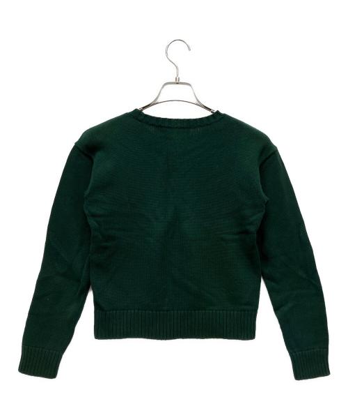 LAUREN RALPH LAUREN（ローレン ラルフ ローレン）LAUREN RALPH LAUREN (ローレン ラルフ ローレン) 厚手ニット グリーン サイズ:XSの古着・服飾アイテム