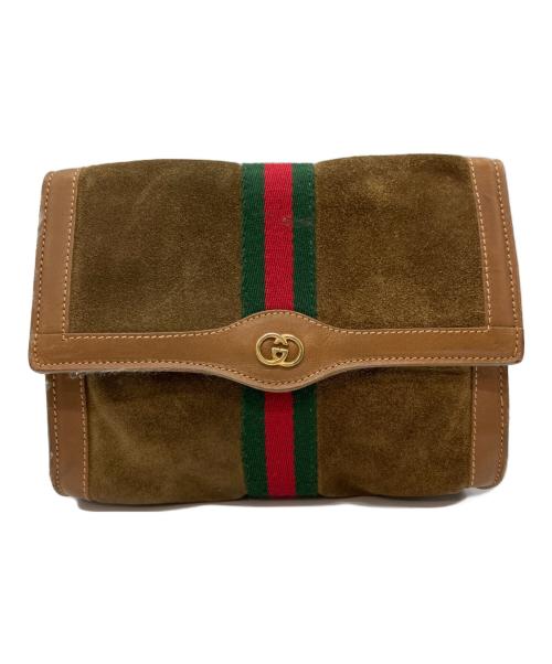 GUCCI PARFUMS（グッチパフューム）GUCCI PARFUMS (グッチパフューム) ポーチ ブラウンの古着・服飾アイテム