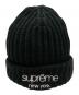 SUPREME (シュプリーム) Supreme Classic Logo Beanie ブラック：9000円