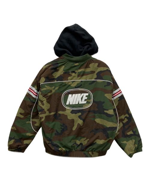 SUPREME（シュプリーム）SUPREME (シュプリーム) NIKE (ナイキ) Nylon Hooded Jacket ブラウン×グリーン サイズ:Mの古着・服飾アイテム