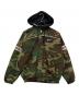 SUPREME（シュプリーム）の古着「Nylon Hooded Jacket」｜ブラウン×グリーン