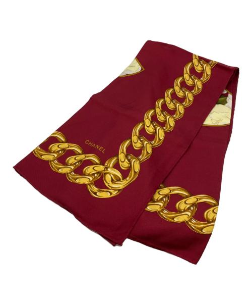 CHANEL（シャネル）CHANEL (シャネル) スカーフ レッドの古着・服飾アイテム