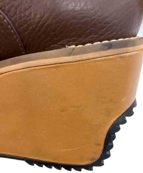 Vivienne Westwood（ヴィヴィアンウエストウッド）Vivienne Westwood (ヴィヴィアンウエストウッド) ウェッジソール厚底シューズ ブラウン サイズ:38の古着・服飾アイテム