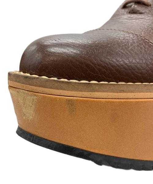 Vivienne Westwood（ヴィヴィアンウエストウッド）Vivienne Westwood (ヴィヴィアンウエストウッド) ウェッジソール厚底シューズ ブラウン サイズ:38の古着・服飾アイテム