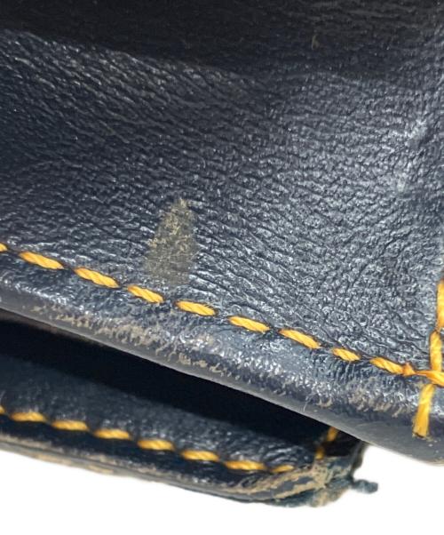 Christian Dior（クリスチャン ディオール）Christian Dior (クリスチャン ディオール) 2つ折り財布 ホワイト×ネイビーの古着・服飾アイテム
