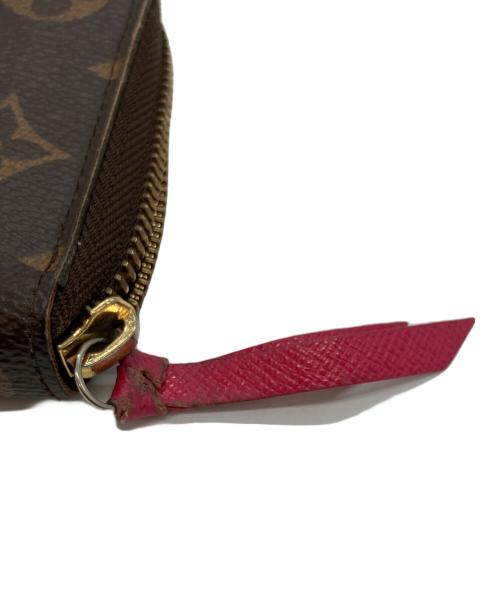 LOUIS VUITTON（ルイ ヴィトン）LOUIS VUITTON (ルイ ヴィトン) ロングウォレット ブラウン×ショッキングピンクの古着・服飾アイテム