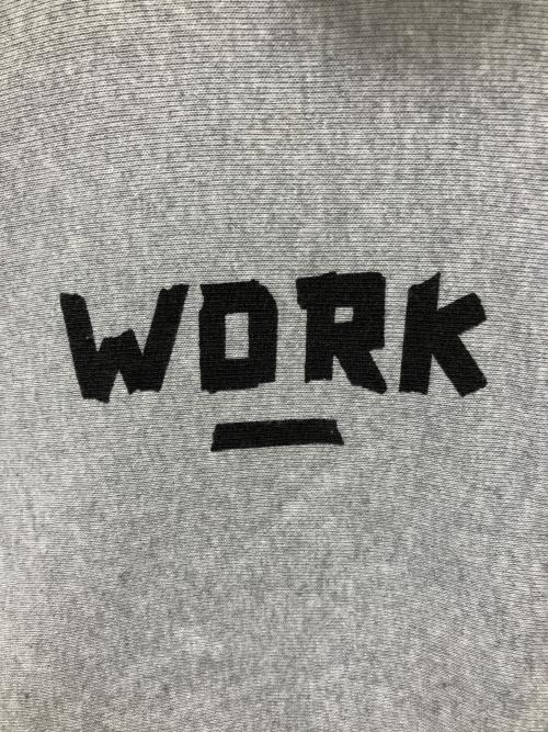 Champion（チャンピオン）Champion (チャンピオン) WORK NOT WORK (ワークノットワーク) プルオーバーパーカー グレー サイズ:SMALLの古着・服飾アイテム