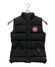CANADA GOOSE（カナダグース）の古着「ダウンベスト」｜ブラック