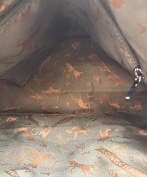LONGCHAMP（ロンシャン）LONGCHAMP (ロンシャン) ミニボストンバッグ ダークブラウンの古着・服飾アイテム