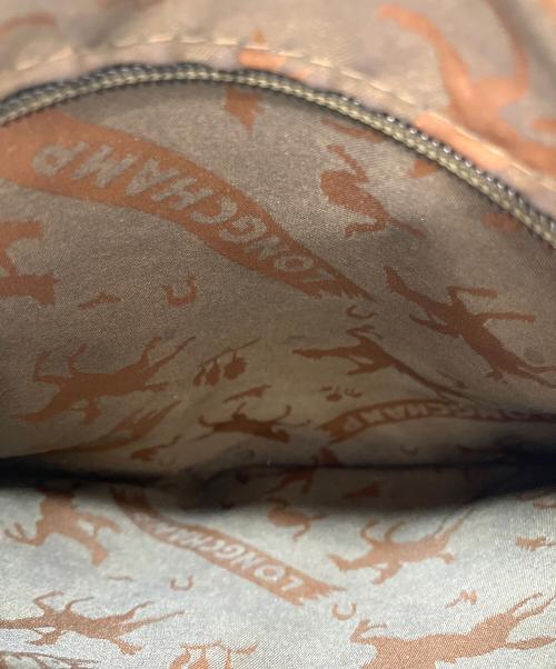 LONGCHAMP（ロンシャン）LONGCHAMP (ロンシャン) ミニボストンバッグ ダークブラウンの古着・服飾アイテム