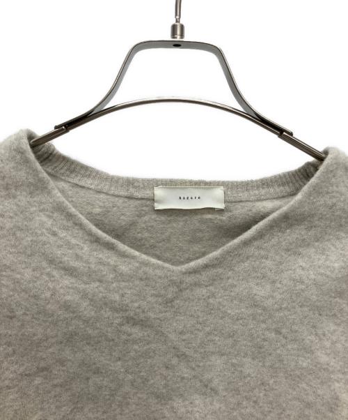 KAGURA（カグラ）KAGURA (カグラ) ラムウールVネックプルオーバー ベージュ サイズ:size Freeの古着・服飾アイテム
