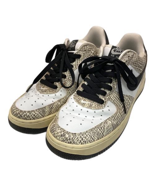 NIKE（ナイキ）NIKE (ナイキ) AIR FORECE1 グレー×ホワイト サイズ:27.5の古着・服飾アイテム