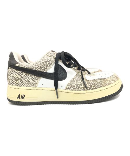 NIKE（ナイキ）NIKE (ナイキ) AIR FORECE1 グレー×ホワイト サイズ:27.5の古着・服飾アイテム