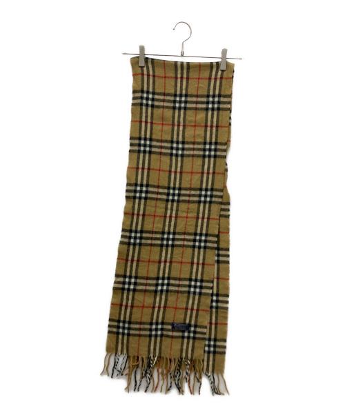Burberry's（バーバリーズ）Burberry's (バーバリーズ) ウールマフラー ブラウンの古着・服飾アイテム