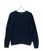 POLO RALPH LAURENポロ・ラルフローレン）の古着「厚手ニット」｜ネイビー