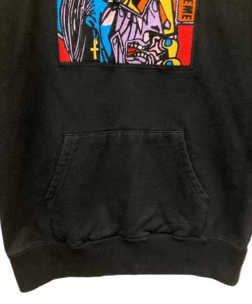 SUPREME（シュプリーム）SUPREME (シュプリーム) CHAINSTITCH HOODED SWEATSHIRT ブラック サイズ:Mの古着・服飾アイテム