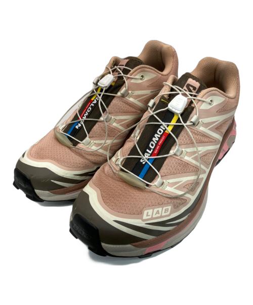 SALOMON（サロモン）SALOMON (サロモン) スニーカー ピンク×ブラウン サイズ:27の古着・服飾アイテム