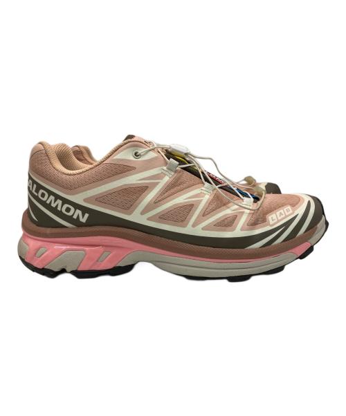 SALOMON（サロモン）SALOMON (サロモン) スニーカー ピンク×ブラウン サイズ:27の古着・服飾アイテム