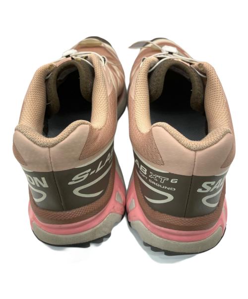 SALOMON（サロモン）SALOMON (サロモン) スニーカー ピンク×ブラウン サイズ:27の古着・服飾アイテム