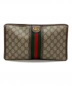 GUCCIグッチ）の古着「セカンドバッグ」｜ベージュ