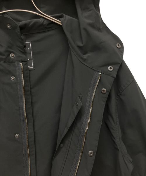 INHERIT（インヘリット）INHERIT (インヘリット) TAION (タイオン) フーデッドコート ブラック サイズ:Mの古着・服飾アイテム