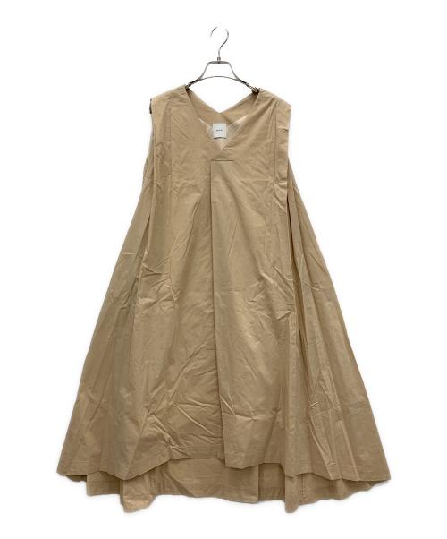 Ameri（アメリ）Ameri (アメリ) ノースリーブワンピース ベージュ サイズ:不明の古着・服飾アイテム