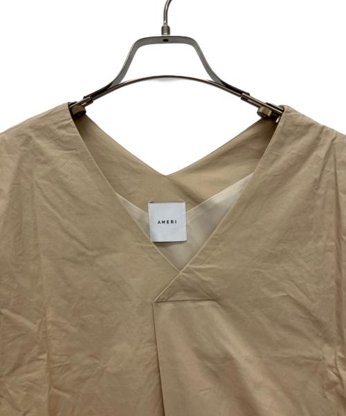 Ameri（アメリ）Ameri (アメリ) ノースリーブワンピース ベージュ サイズ:不明の古着・服飾アイテム