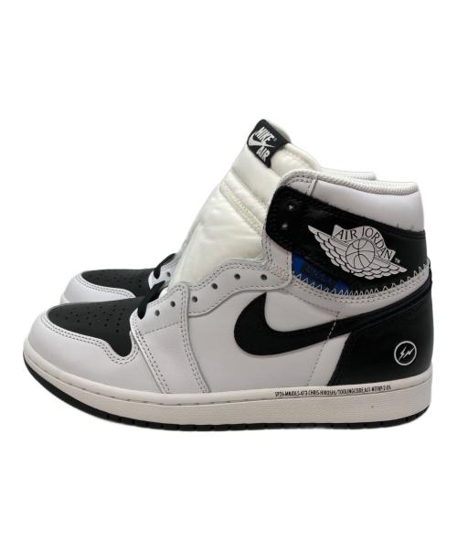 NIKE（ナイキ）NIKE (ナイキ) FRAGMENT DESIGN (フラグメントデザイン) UNION (ユニオン) ハイカットスニーカー ホワイト×ブラック サイズ:27 未使用品の古着・服飾アイテム