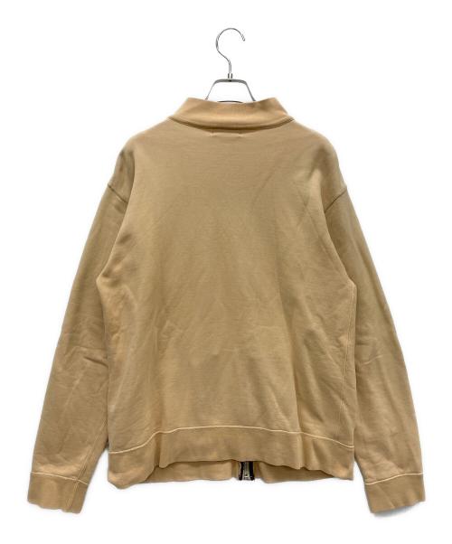 BURBERRY BLUE LABEL（バーバリー ブルー レーベル）BURBERRY BLUE LABEL (バーバリー ブルー レーベル) ジップアップスウェット ベージュ サイズ:Lの古着・服飾アイテム