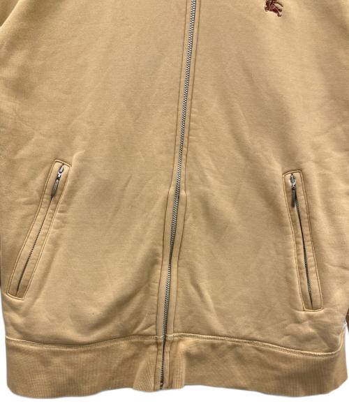 BURBERRY BLUE LABEL（バーバリー ブルー レーベル）BURBERRY BLUE LABEL (バーバリー ブルー レーベル) ジップアップスウェット ベージュ サイズ:Lの古着・服飾アイテム