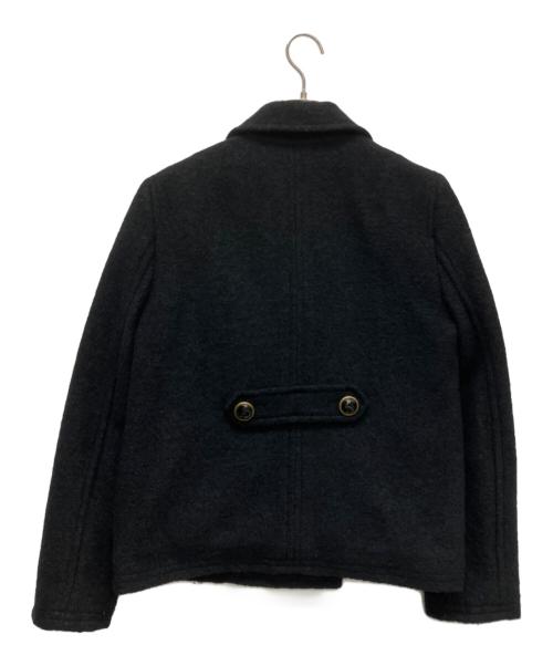 COACH（コーチ）COACH (コーチ) ダブルブレストピーコート ブラック サイズ:Sの古着・服飾アイテム