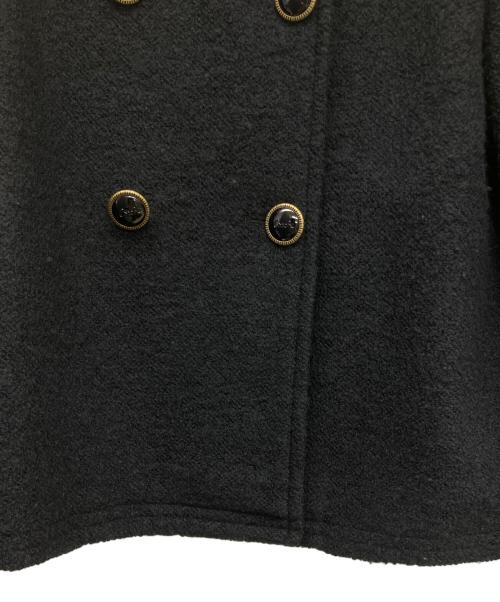 COACH（コーチ）COACH (コーチ) ダブルブレストピーコート ブラック サイズ:Sの古着・服飾アイテム