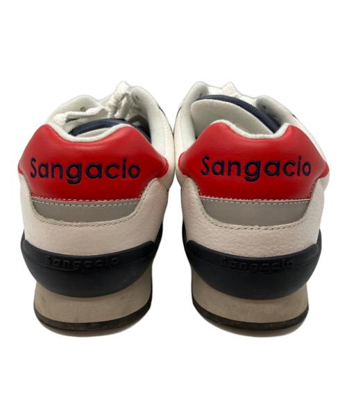 Sangacio（サンガッチョ）SANGACIO (サンガッチョ) ローカットスニーカー ホワイト サイズ:28の古着・服飾アイテム