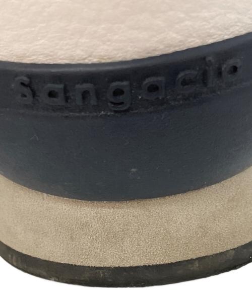 Sangacio（サンガッチョ）SANGACIO (サンガッチョ) ローカットスニーカー ホワイト サイズ:28の古着・服飾アイテム
