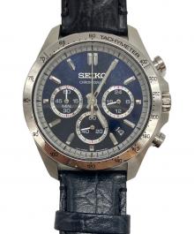 SEIKO（セイコー）の古着「クロノグラフ」｜ネイビー