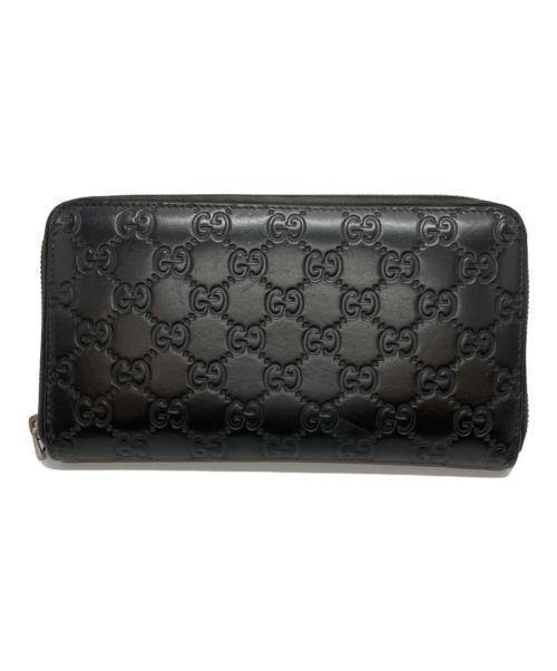 GUCCI（グッチ）GUCCI (グッチ) 長財布 ブラックの古着・服飾アイテム